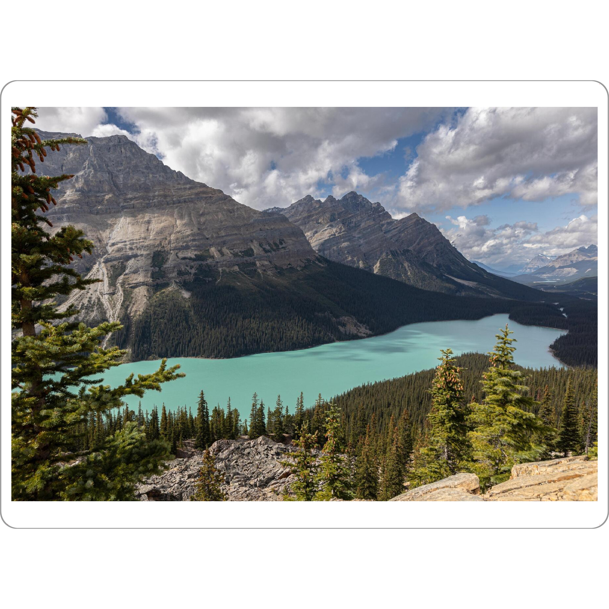 Tischset "Peyto Lake Kanada" artboxONE - Natur,Reise - Lake peyto,Kanada,Reise,Landschaft,Landschaftsfotografie,Fotografie,See,Wasser,Natur