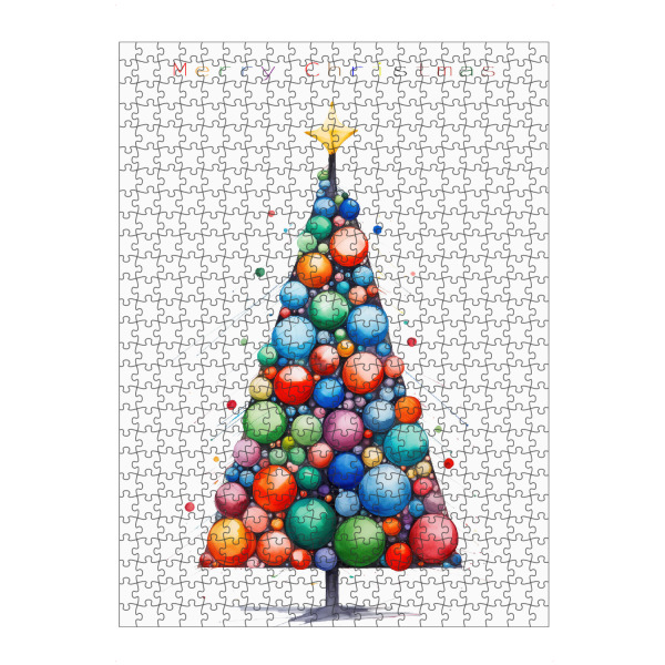 Puzzle Ravensburger "Weihnachtsbaum Pride" artboxONE - Für Kinder,Abstrakt,Weihnachten,Für Mama,Für Papa