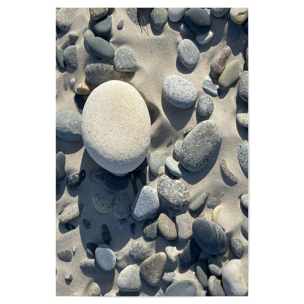Poster 30x20 cm "Große Kiesel" artboxONE - Natur,Reise,Reise / Strand und Meer