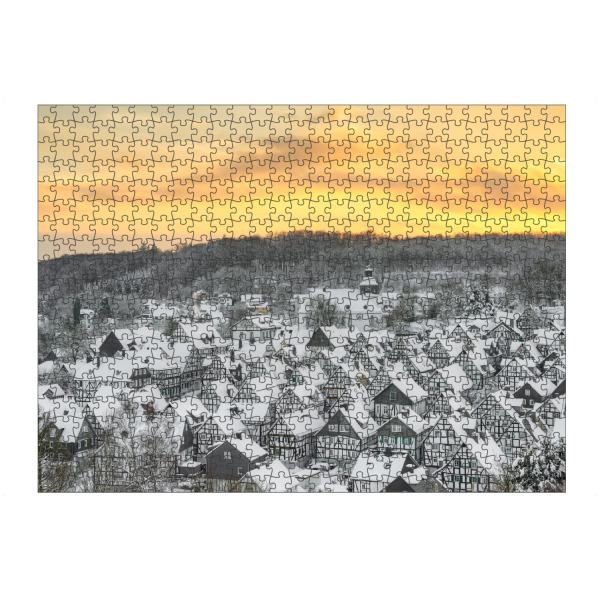 artboxONE Puzzle "Freudenberg Winter" artboxONE - Städte,Reise,Architektur