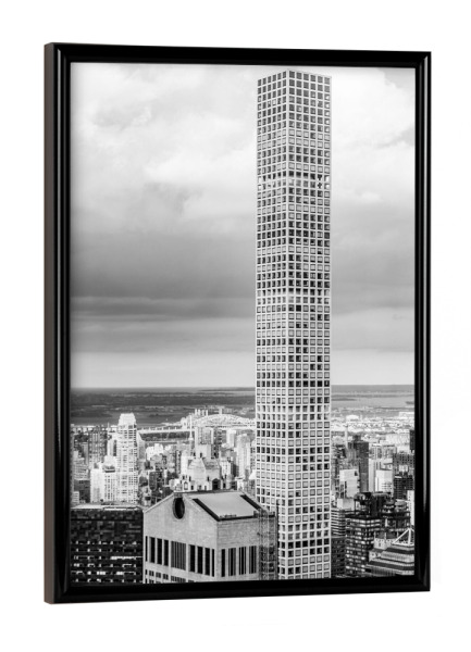 Poster mit schwarzem Rahmen "432 park avenue Manhattan" artboxONE - Städte / New York,Architektur,Reise / Länder