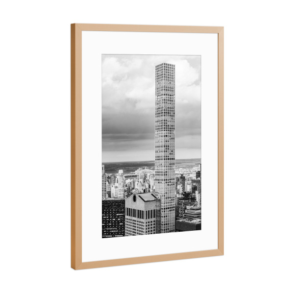 Poster mit Rahmen Kupfer "432 park avenue Manhattan" artboxONE - Städte / New York,Architektur,Reise / Länder