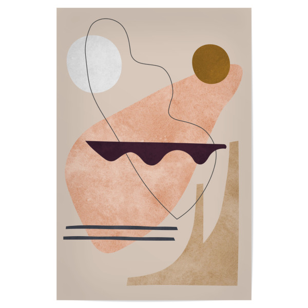 Poster "Composition of expressive forms C" artboxONE - Abstrakt,Geometrie