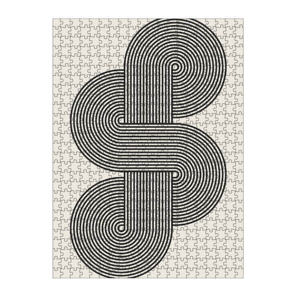 Puzzle Ravensburger "Zeichnen mit Kreisen D" artboxONE - Abstrakt,Geometrie