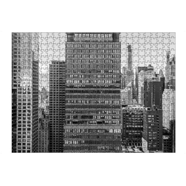 Puzzle Ravensburger "Skyline Love" artboxONE - Städte / New York,Schwarzweiß,Architektur,Geometrie