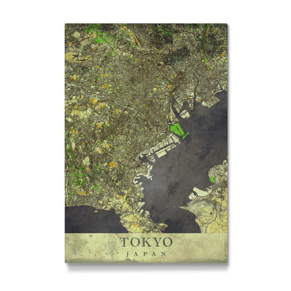 Galerie-Print "Tokio Vintage City Map" 30x20 cm artboxONE