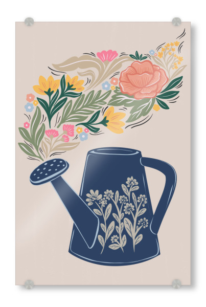 Acrylglasbild "Garden glory" artboxONE - Floral,Für Kinder,Liebe,Für Mama,Festivals