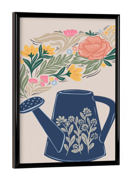Poster mit schwarzem Rahmen "Garden glory" artboxONE - Floral,Für Kinder,Liebe,Für Mama,Festivals