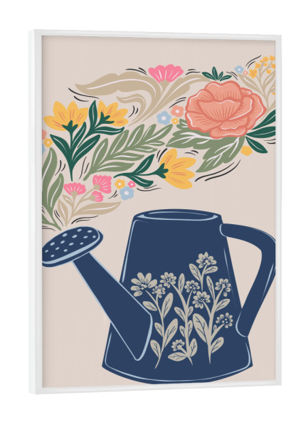 Poster mit weißem Rahmen "Garden glory" artboxONE - Floral,Für Kinder,Liebe,Für Mama,Festivals