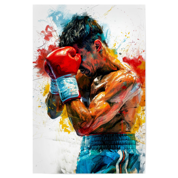 Poster "Boxsport Kunst C" artboxONE - Sport,Sport / Motivation - Sport,Box,Boxer,Boxen,Illustration