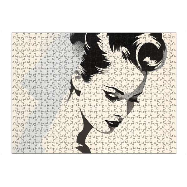 Puzzle Ravensburger "Klassische Salon Schönheit" artboxONE - Menschen,Fashion