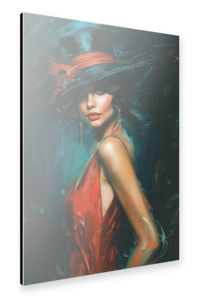 Alu-Dibond "Vintage Fashion" 30x20 cm artboxONE