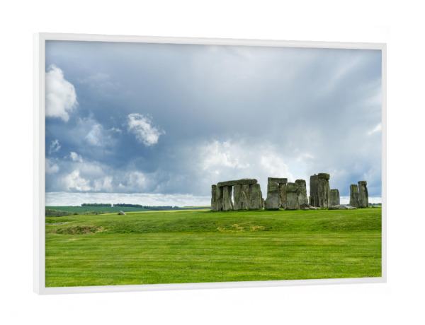 Poster mit weißem Rahmen "Magische Steine von Stonehenge" artboxONE - Natur,Architektur,Reise / Länder