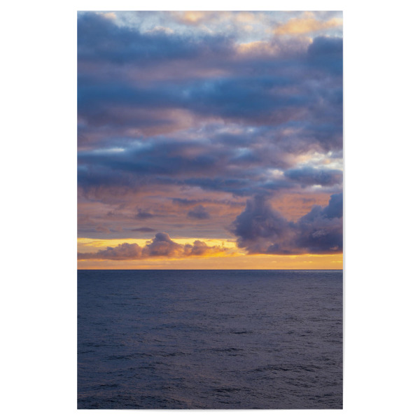Poster "Sonnenuntergang auf der Nordsee" artboxONE - Natur,Reise,Reise / Strand und Meer