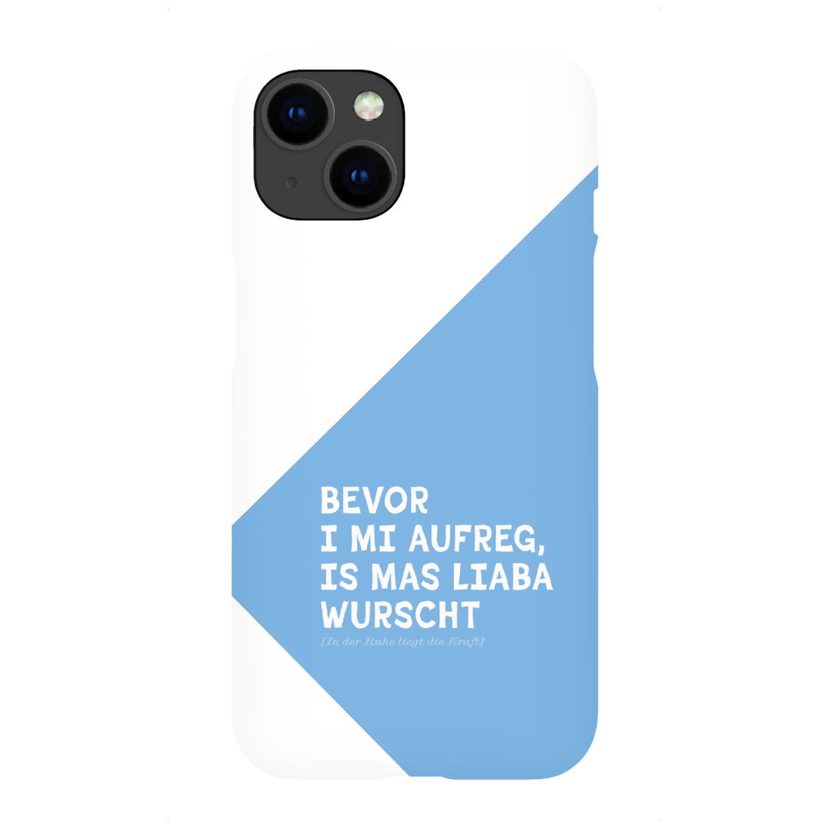 iPhone "Bayrische Philosophie" Premium-Case Handyhülle artboxONE