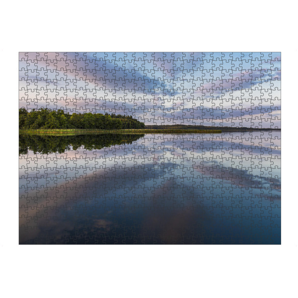 Puzzle Ravensburger "Schaalsee in Seedorf mit Wolken" artboxONE - Natur,Reise