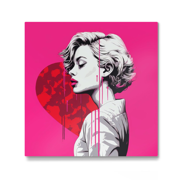 Galerie-Print "SCHMELZENDE LIEBE" 30x30 cm artboxONE
