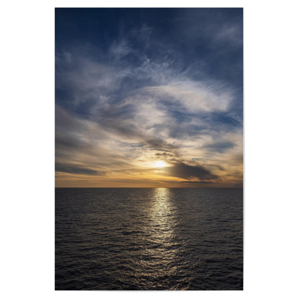 Poster 30x20 cm "Abends auf der Nordsee" artboxONE - Natur,Reise,Reise / Strand und Meer