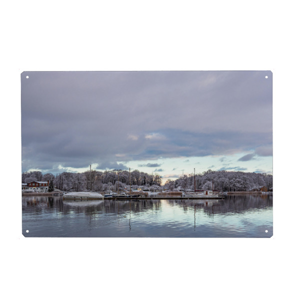 Metall Poster "Blick auf Gehlsdorf" artboxONE - Städte,Natur,Reise,Architektur