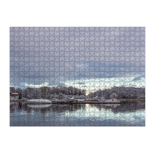 Puzzle Ravensburger "Blick auf Gehlsdorf" artboxONE - Städte,Natur,Reise,Architektur