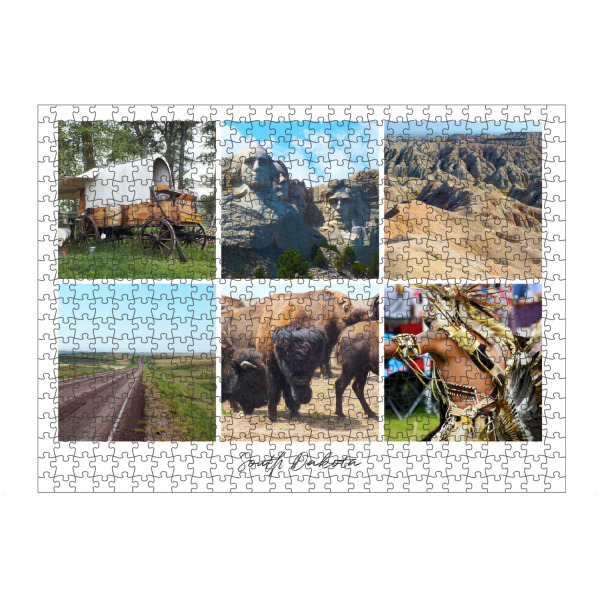 artboxONE Puzzle "South Dakota Collage" artboxONE - Natur,Reise,Reise / Länder