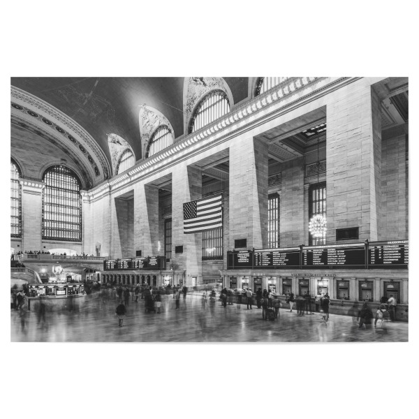 Poster "Grand central terminal" artboxONE - Städte / New York,Schwarzweiß,Architektur,Geometrie
