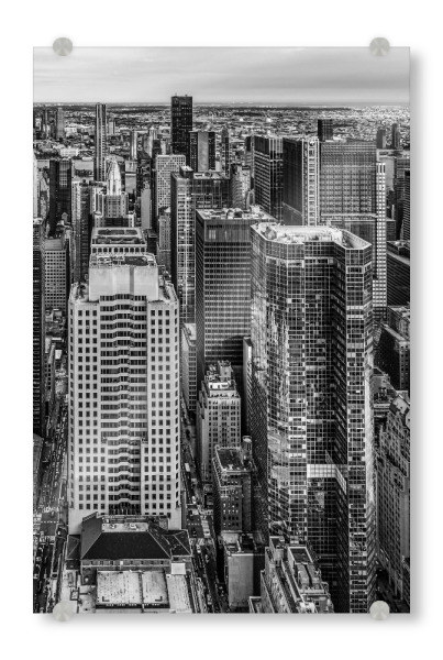 Acrylglasbild "Wolkenkratzer NY" artboxONE - Städte / New York,Architektur,Reise / Länder