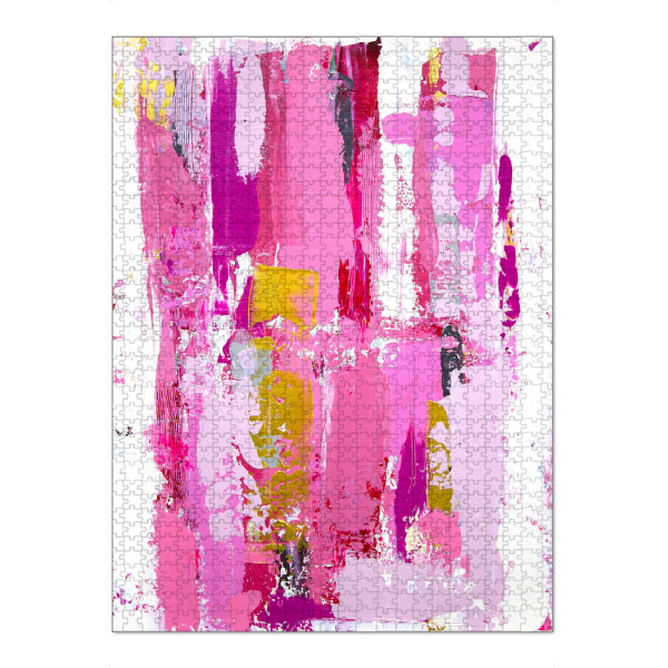 Puzzle Ravensburger "Tove Höglund - Tokio" artboxONE - Abstrakt - Abstrakt,Modern,Kunstwerk,Gemälde,Pinsel,Farbenfroh,Bunt - Bild abstrakt