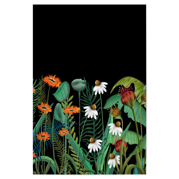 Poster "Dunkle Wünsche" artboxONE - Floral