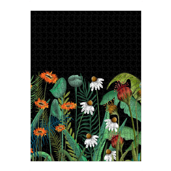 Puzzle Ravensburger "Dunkle Wünsche" artboxONE - Floral