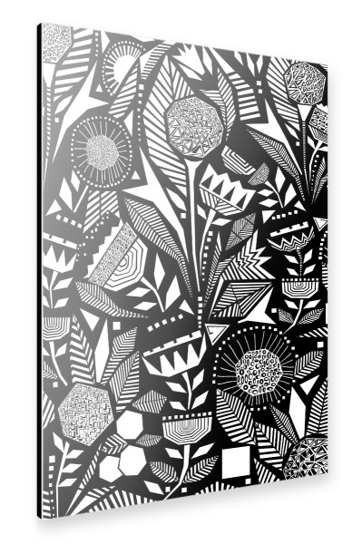 Alu-Dibond "Afrikanischer Stammesangehöriger" 30x20 cm artboxONE