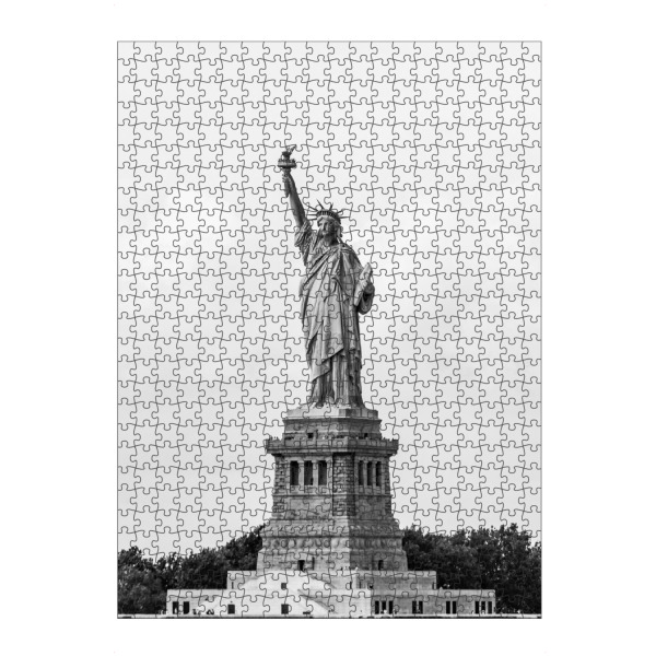 artboxONE Puzzle "Freiheitsstatue Monument" artboxONE - Städte / New York,Schwarzweiß,Architektur,Reise / Länder