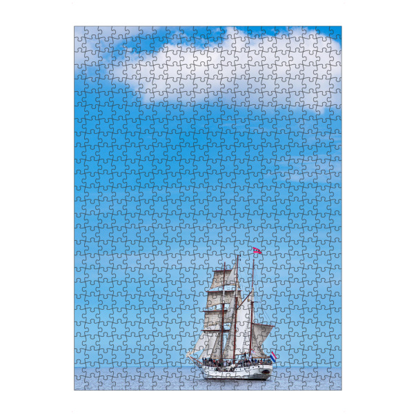 Puzzle Ravensburger "Segelschiff und Wolken" artboxONE - Natur,Reise,Reise / Strand und Meer