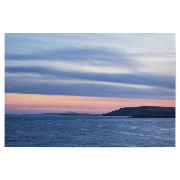 Poster "Shetlandinseln am Abend" artboxONE - Natur,Reise,Reise / Strand und Meer