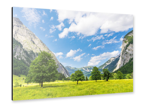 Alu-Dibond "Der Große Ahornboden" 30x20 cm artboxONE