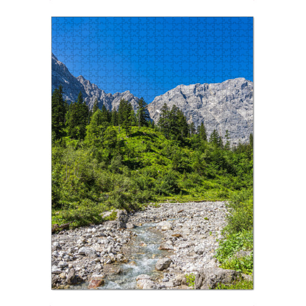 Puzzle Ravensburger "Landschaft im Rißtal" artboxONE - Natur,Reise
