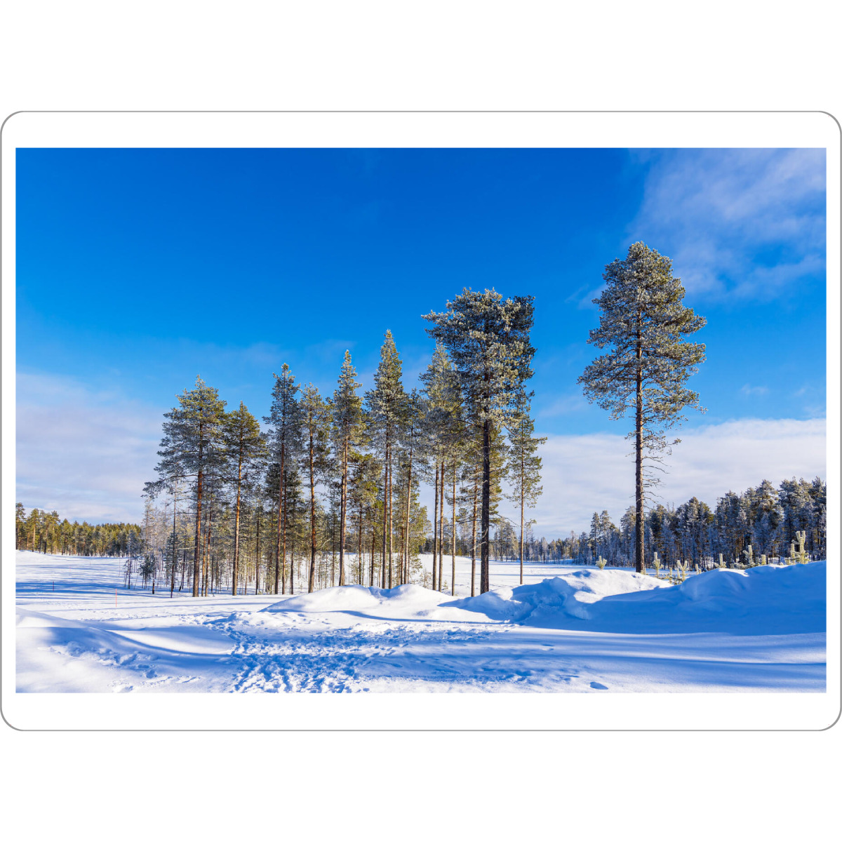 Tischset "Winter in Kuusamo" artboxONE - Natur,Reise,Reise / Länder