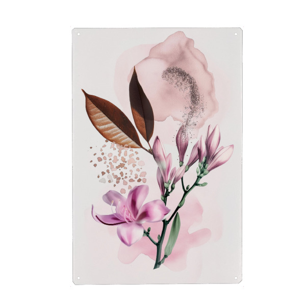 Holzbild "Pastell Pflanzen" artboxONE - Natur,Floral,Geometrie