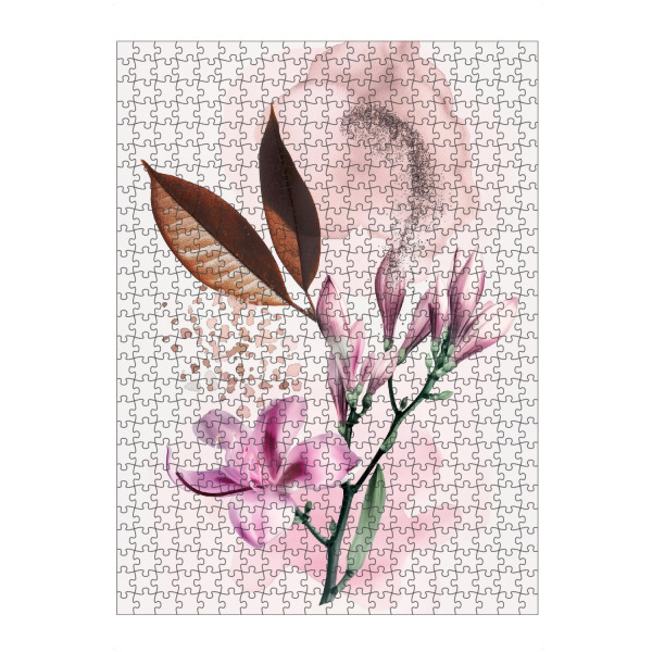Puzzle Ravensburger "Pastell Pflanzen" artboxONE - Natur,Floral,Geometrie