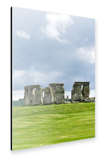Alu-Dibond "Sonne über Stonehenge" 30x20 cm artboxONE