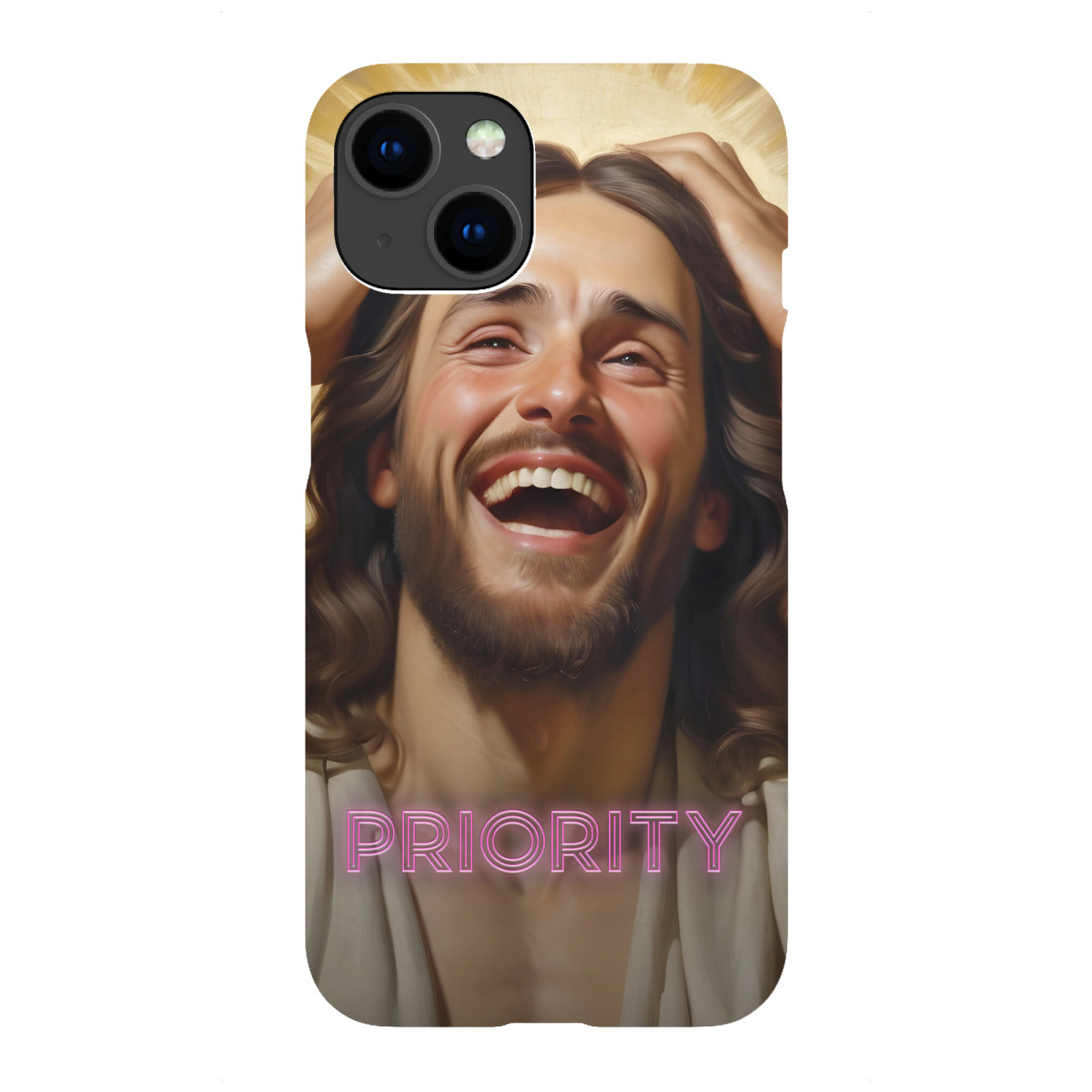 iPhone "Jesus lacht über priority" Premium-Case Handyhülle artboxONE
