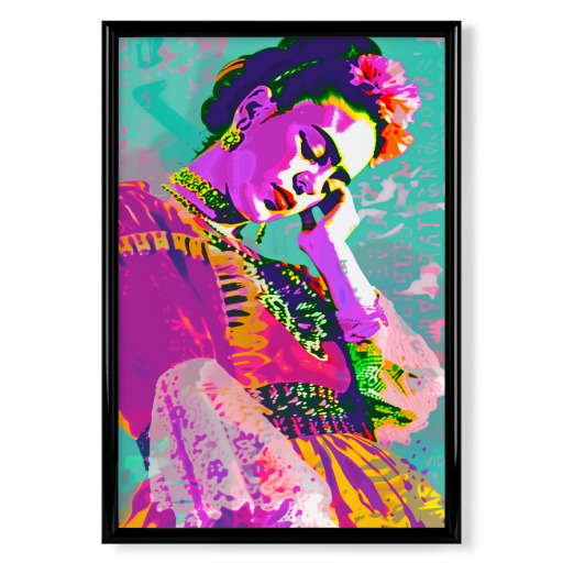 Bunte popart Frida