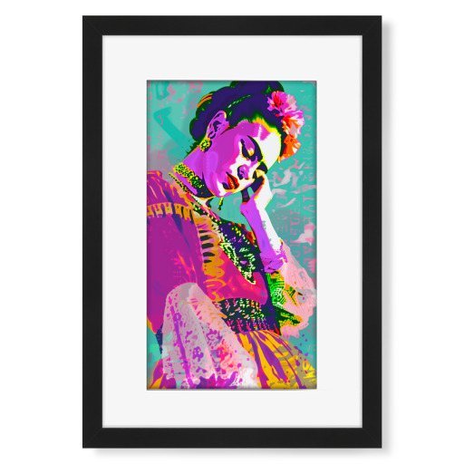Bunte popart Frida