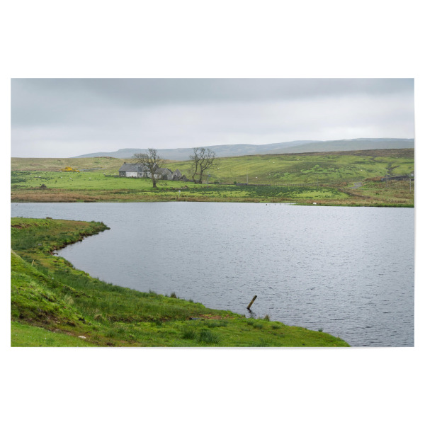 Poster 30x20 cm "Haus am Loch Thom, Schottland" artboxONE - Natur,Architektur,Reise / Länder