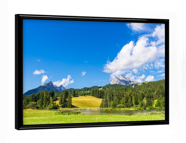 Poster mit schwarzem Rahmen "Landschaft am Schmalensee" artboxONE - Natur,Reise