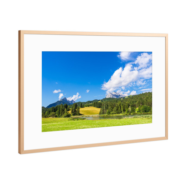 Poster mit Rahmen Kupfer "Landschaft am Schmalensee" artboxONE - Natur,Reise