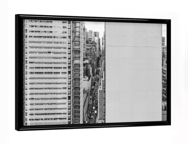 Poster mit schwarzem Rahmen "New York Metropole" artboxONE - Städte / New York,Architektur,Reise / Länder