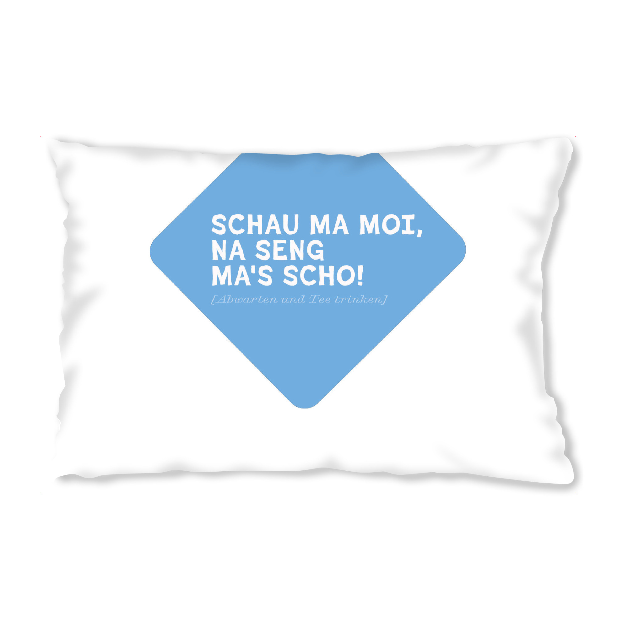 Design-Kissen "Positiv Bayrisch: Schau ma moi" artboxONE - Typografie