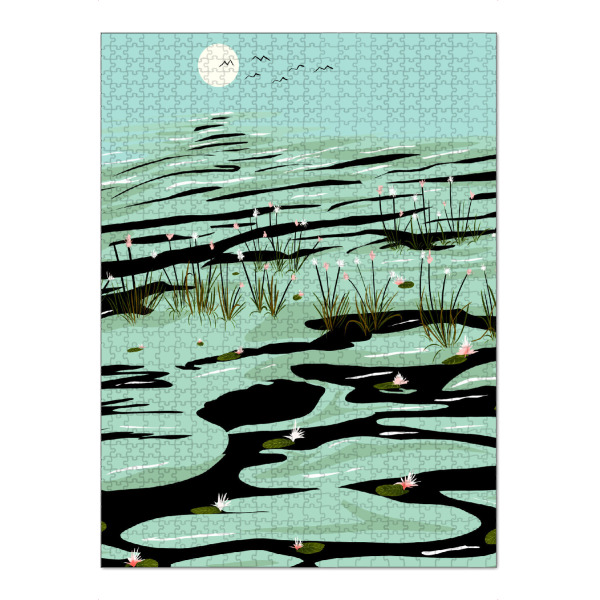 Puzzle Ravensburger "Verträumter See" artboxONE - Natur