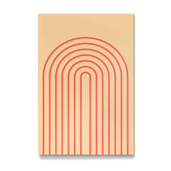 Galerie-Print "Boho Regenbogen Orange" 30x20 cm artboxONE